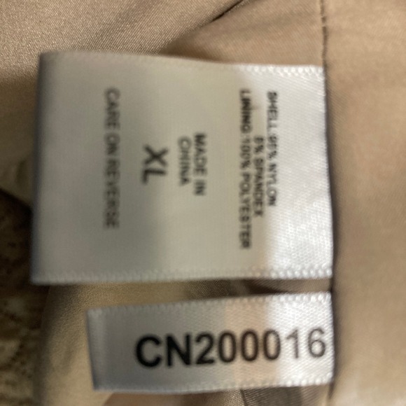 NY and Co Sz XL Beige Crochet Tiered Maxi Skirt Button Front Boho Festival Fairy - Picture 8 of 8